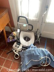 MaxSold Auction: Home health aids: raised toilet seat, pneumatic compression pump, transfer assist - Baltimore (Maryland, USA) PARTNER MANAGED Estate Sale Online Auction - Ken Oak Road
