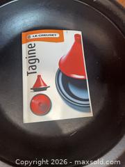 MaxSold Auction: Le Creuset Red Enameled Cast Iron and earthenware Tagine - Baltimore (Maryland, USA) PARTNER MANAGED Estate Sale Online Auction - Ken Oak Road