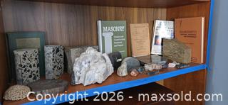 MaxSold Auction: Lot: Assorted Rocks & Minerals, Technical Books, Vintage Taylor Gauge - Baltimore (Maryland, USA) PARTNER MANAGED Estate Sale Online Auction - Ken Oak Road