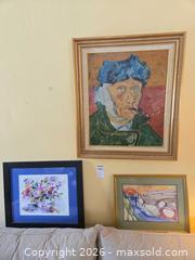 MaxSold Auction: Lot of 3 Framed Artworks - Baltimore (Maryland, USA) PARTNER MANAGED Estate Sale Online Auction - Ken Oak Road