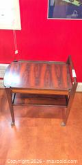 MaxSold Auction: Mid-Century Rosewood Veneer Bar Cart on Casters - Baltimore (Maryland, USA) PARTNER MANAGED Estate Sale Online Auction - Ken Oak Road