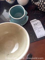 MaxSold Auction: Mixed Ceramic and Stone Mugs, Mortar & Pestle, Bowls & Vases - Baltimore (Maryland, USA) PARTNER MANAGED Estate Sale Online Auction - Ken Oak Road