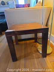 MaxSold Auction: Modern/Contemporary End Table 20" W x 20" D x 18" H - Baltimore (Maryland, USA) PARTNER MANAGED Estate Sale Online Auction - Ken Oak Road