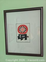 MaxSold Auction: Multiple Artworks: Figurative Beach & Abstract Geometric  - Baltimore (Maryland, USA) PARTNER MANAGED Estate Sale Online Auction - Ken Oak Road