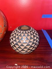 MaxSold Auction: Nicaraguan Hand-Painted Decorative bases - 3 pieces  - Baltimore (Maryland, USA) PARTNER MANAGED Estate Sale Online Auction - Ken Oak Road