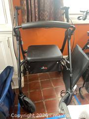 MaxSold Auction: Nova Rollator / Rolling Walker, Black, Foldable Seat & Storage and safety toilet seat - Baltimore (Maryland, USA) PARTNER MANAGED Estate Sale Online Auction - Ken Oak Road