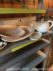 MaxSold Auction: Ozol Decorative Pottery Lot – Finished & Unglazed Pieces - Baltimore (Maryland, USA) PARTNER MANAGED Estate Sale Online Auction - Ken Oak Road