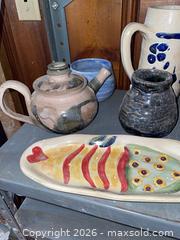 MaxSold Auction: Ozol Decorative Pottery Lot – Finished & Unglazed Pieces - Baltimore (Maryland, USA) PARTNER MANAGED Estate Sale Online Auction - Ken Oak Road