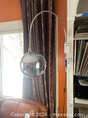 MaxSold Auction: Polished Chrome Arc Wall Lamp, 19" Height - Baltimore (Maryland, USA) PARTNER MANAGED Estate Sale Online Auction - Ken Oak Road
