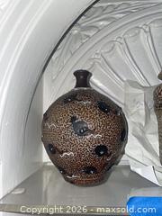 MaxSold Auction: Set of 3 Handmade Salt Fired Pottery Pieces, Brown/Tan/Gray - Baltimore (Maryland, USA) PARTNER MANAGED Estate Sale Online Auction - Ken Oak Road