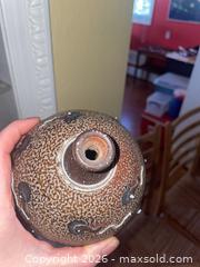 MaxSold Auction: Set of 3 Handmade Salt Fired Pottery Pieces, Brown/Tan/Gray - Baltimore (Maryland, USA) PARTNER MANAGED Estate Sale Online Auction - Ken Oak Road