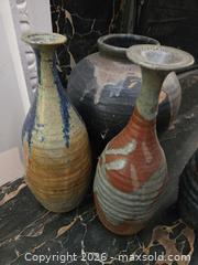 MaxSold Auction: Set of 6 Stoneware & Glazed Ceramic Vases and Urns - Baltimore (Maryland, USA) PARTNER MANAGED Estate Sale Online Auction - Ken Oak Road