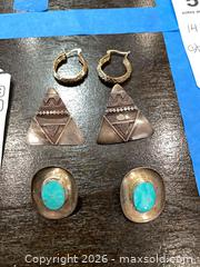 MaxSold Auction: Sterling Silver 925 Earrings Lot — Studs & Hoops - Baltimore (Maryland, USA) PARTNER MANAGED Estate Sale Online Auction - Ken Oak Road