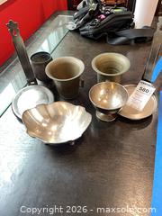 MaxSold Auction: Sterling Silver and Brass Lot - Multiple Pieces - Baltimore (Maryland, USA) PARTNER MANAGED Estate Sale Online Auction - Ken Oak Road