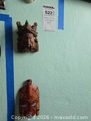 MaxSold Auction: Sunburst Decorative Wall Mirror with Multiple Carved Wall Masks - Baltimore (Maryland, USA) PARTNER MANAGED Estate Sale Online Auction - Ken Oak Road