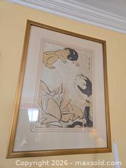 MaxSold Auction: Two Framed Japanese / East Asian Art Prints, Glass Front - Baltimore (Maryland, USA) PARTNER MANAGED Estate Sale Online Auction - Ken Oak Road