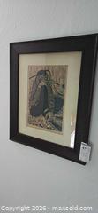 MaxSold Auction: Vintage Original Signed Print of Seated Person by Annabelle, 1958 - Baltimore (Maryland, USA) PARTNER MANAGED Estate Sale Online Auction - Ken Oak Road