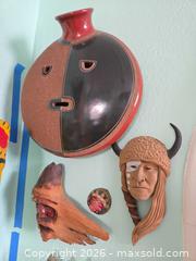 MaxSold Auction: Wall Art, Masks and Other (8 pieces total) - Baltimore (Maryland, USA) PARTNER MANAGED Estate Sale Online Auction - Ken Oak Road