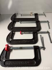 MaxSold Auction: C-clamp lot  - Lower Moreland Township (Pennsylvania, USA) SELLER MANAGED Downsizing Online Auction - Huntingdon Pike