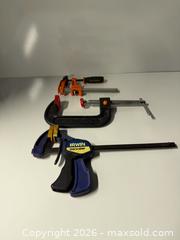 MaxSold Auction: C-clamp lot  - Lower Moreland Township (Pennsylvania, USA) SELLER MANAGED Downsizing Online Auction - Huntingdon Pike