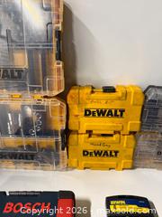 MaxSold Auction: Dewalt drill bits and more  - Lower Moreland Township (Pennsylvania, USA) SELLER MANAGED Downsizing Online Auction - Huntingdon Pike