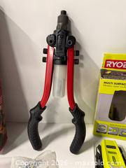 MaxSold Auction: Hand riveter and laser level - Lower Moreland Township (Pennsylvania, USA) SELLER MANAGED Downsizing Online Auction - Huntingdon Pike