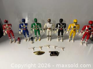 MaxSold Auction: Vintage Bandai Mighty Morphin Power Rangers action figures - Lower Moreland Township (Pennsylvania, USA) SELLER MANAGED Downsizing Online Auction - Huntingdon Pike