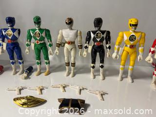 MaxSold Auction: Vintage Bandai Mighty Morphin Power Rangers action figures - Lower Moreland Township (Pennsylvania, USA) SELLER MANAGED Downsizing Online Auction - Huntingdon Pike