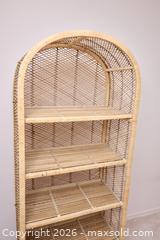 MaxSold Auction: Mid-Century Rattan Wicker 5-Shelf Bookcase, Natural Finish - London (Ontario, Canada) SELLER MANAGED Estate Sale Online Auction - Berkshire Court (CONDO)
