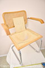 MaxSold Auction: Set of 4 Mid-Century Modern Cane & Chrome Dining/Arm Chairs - London (Ontario, Canada) SELLER MANAGED Estate Sale Online Auction - Berkshire Court (CONDO)