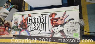 MaxSold Auction: Guitar Hero II Guitar controller in Box Xbox 360 - Toronto (Ontario, Canada) SELLER MANAGED Reseller Online Auction - Cranfield Road