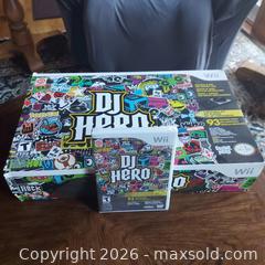 MaxSold Auction: Nintendo WII - DJ Hero Turntable Controller Kit In Box w/ Sealed Game - Toronto (Ontario, Canada) SELLER MANAGED Reseller Online Auction - Cranfield Road