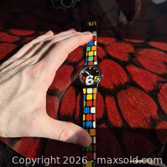 MaxSold Auction: Swatch Multicolor Wristwatch Working - Toronto (Ontario, Canada) SELLER MANAGED Reseller Online Auction - Cranfield Road