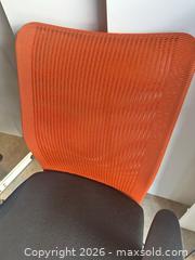 MaxSold Auction: Adjustable Office Chair Orange  - Vancouver (British Columbia, Canada) SELLER MANAGED Estate Sale Online Auction -  East 7th Avenue (STORAGE)