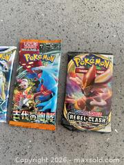 MaxSold Auction: Pokemon Sealed Booster Lot 13  - Vancouver (British Columbia, Canada) SELLER MANAGED Estate Sale Online Auction -  East 7th Avenue (STORAGE)