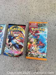 MaxSold Auction: Pokemon Sealed Booster Lot 16 - Vancouver (British Columbia, Canada) SELLER MANAGED Estate Sale Online Auction -  East 7th Avenue (STORAGE)