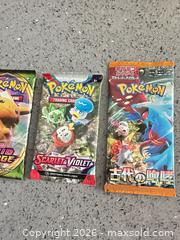 MaxSold Auction: Pokemon Sealed Booster Lot 31  - Vancouver (British Columbia, Canada) SELLER MANAGED Estate Sale Online Auction -  East 7th Avenue (STORAGE)