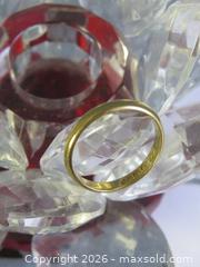 MaxSold Auction: 22k GOLD RING APPROX SIZE 6-7 - Toronto (Ontario, Canada) SELLER MANAGED Downsizing Online Auction - St Edmunds Drive