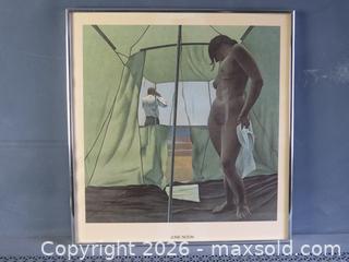 MaxSold Auction: ALEX COLVILLE 1963 POSTER / OFFSET PRINT, FRAMED - Toronto (Ontario, Canada) SELLER MANAGED Downsizing Online Auction - St Edmunds Drive