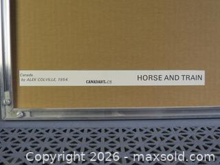 MaxSold Auction: ALEX COLVILLE HORSE AND TRAIN (1954), FRAMED - Toronto (Ontario, Canada) SELLER MANAGED Downsizing Online Auction - St Edmunds Drive