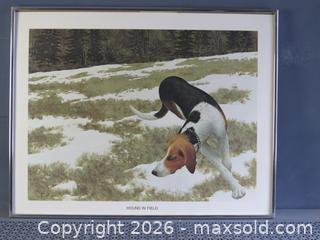MaxSold Auction: ALEX COLVILLE "HOUND IN FIELD" PRINT - Toronto (Ontario, Canada) SELLER MANAGED Downsizing Online Auction - St Edmunds Drive