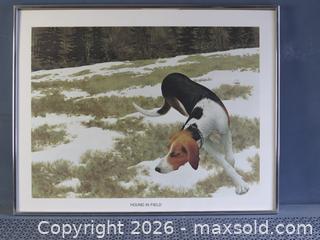 MaxSold Auction: ALEX COLVILLE "HOUND IN FIELD" PRINT - Toronto (Ontario, Canada) SELLER MANAGED Downsizing Online Auction - St Edmunds Drive