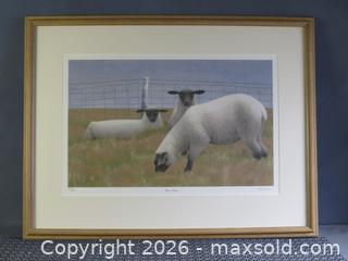 MaxSold Auction: ALEX COLVILLE LIMITED EDITION SERIGRAPH PRINT "THREE SHEEP" WITH COA - Toronto (Ontario, Canada) SELLER MANAGED Downsizing Online Auction - St Edmunds Drive