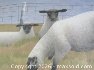 MaxSold Auction: ALEX COLVILLE LIMITED EDITION SERIGRAPH PRINT "THREE SHEEP" WITH COA - Toronto (Ontario, Canada) SELLER MANAGED Downsizing Online Auction - St Edmunds Drive