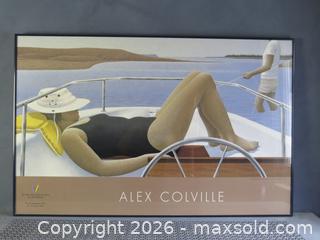 MaxSold Auction: ALEX COLVILLE "MARÉE BASSE (LOW TIDE)" FRAMED MUSEUM PRINT  - Toronto (Ontario, Canada) SELLER MANAGED Downsizing Online Auction - St Edmunds Drive