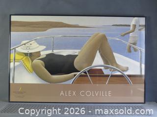 MaxSold Auction: ALEX COLVILLE "MARÉE BASSE (LOW TIDE)" FRAMED MUSEUM PRINT  - Toronto (Ontario, Canada) SELLER MANAGED Downsizing Online Auction - St Edmunds Drive