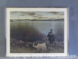 MaxSold Auction: ALEX COLVILLE PRINT 'DOG, BOY, AND ST. JOHN RIVER' (REPRODUCTION) - Toronto (Ontario, Canada) SELLER MANAGED Downsizing Online Auction - St Edmunds Drive