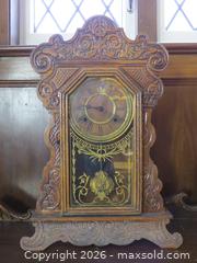 MaxSold Auction: ANTIQUE FELIX CARVED MANTLE CLOCK BY WATERBURY - Toronto (Ontario, Canada) SELLER MANAGED Downsizing Online Auction - St Edmunds Drive