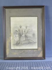 MaxSold Auction: ANTIQUE FRAMED SEPIA & BLACK & WHITE PHOTOGRAPH IN WOOD FRAME, 15 X 19.5 IN - Toronto (Ontario, Canada) SELLER MANAGED Downsizing Online Auction - St Edmunds Drive