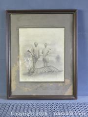 MaxSold Auction: ANTIQUE FRAMED SEPIA & BLACK & WHITE PHOTOGRAPH IN WOOD FRAME, 15 X 19.5 IN - Toronto (Ontario, Canada) SELLER MANAGED Downsizing Online Auction - St Edmunds Drive